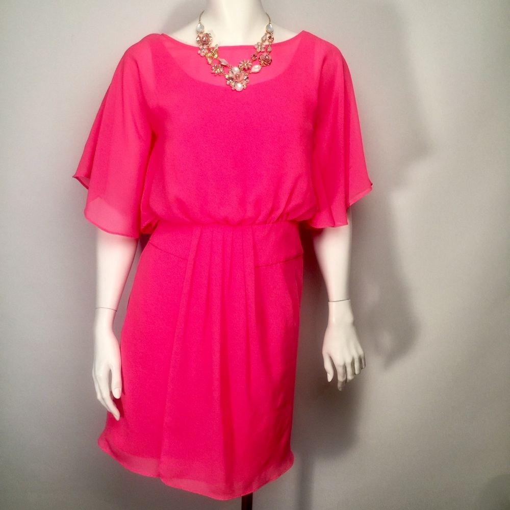 Gianni Bini Hot Pink super cute dress Sz XS
